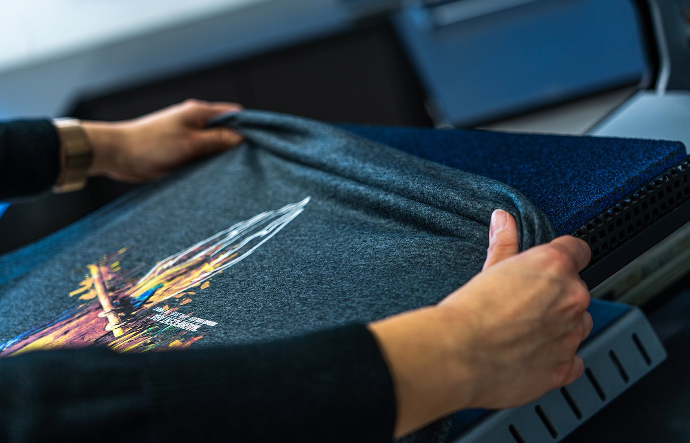 How to cure a print when using a heat press